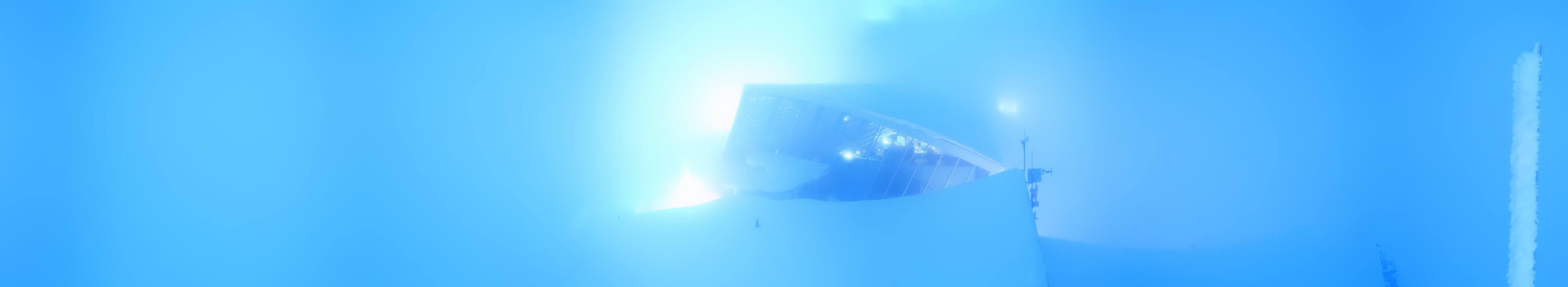 Archived image Webcam Axamer Lizum: Top station Olympia funicular