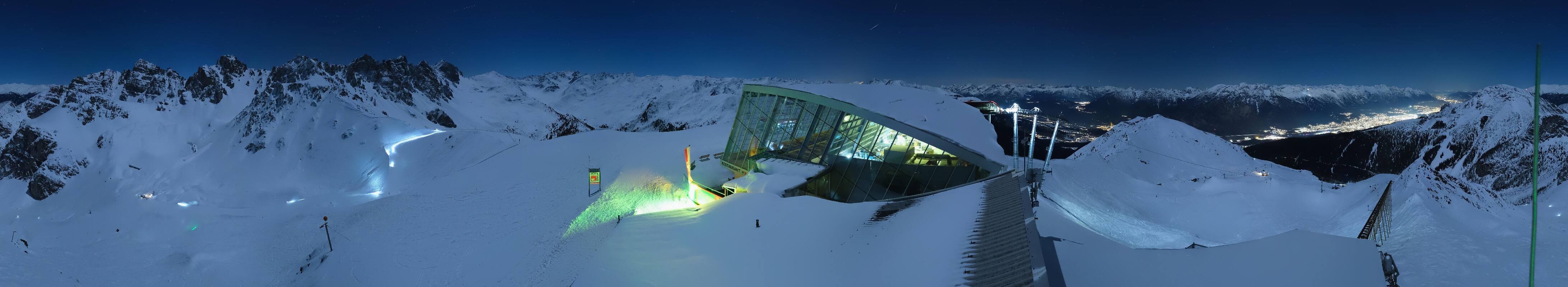 Archiv Foto Webcam Axamer Lizum: Bergstation Olympiabahn