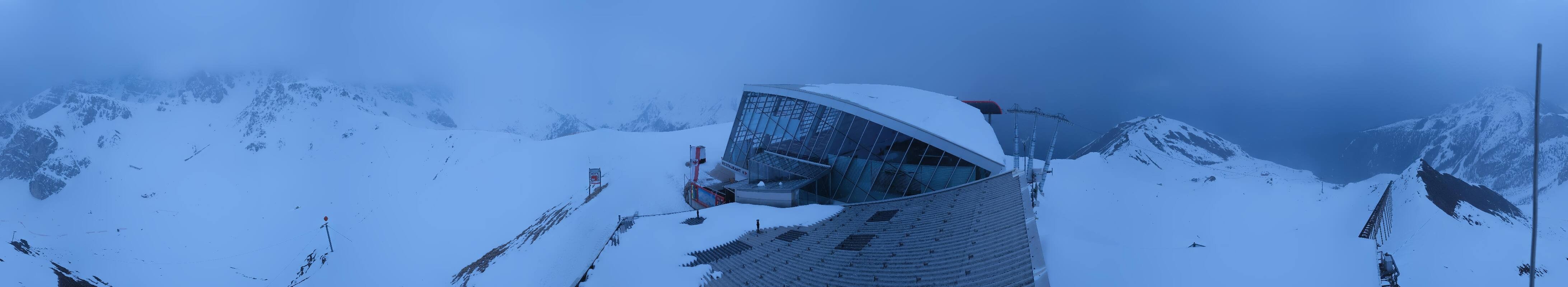 Archiv Foto Webcam Axamer Lizum: Bergstation Olympiabahn