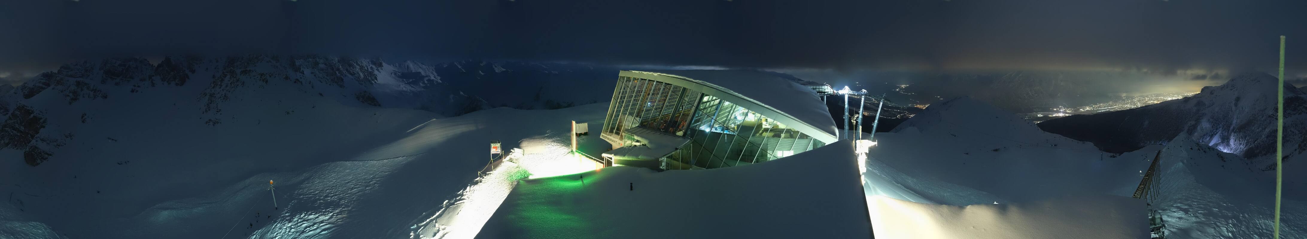 Archiv Foto Webcam Axamer Lizum: Bergstation Olympiabahn