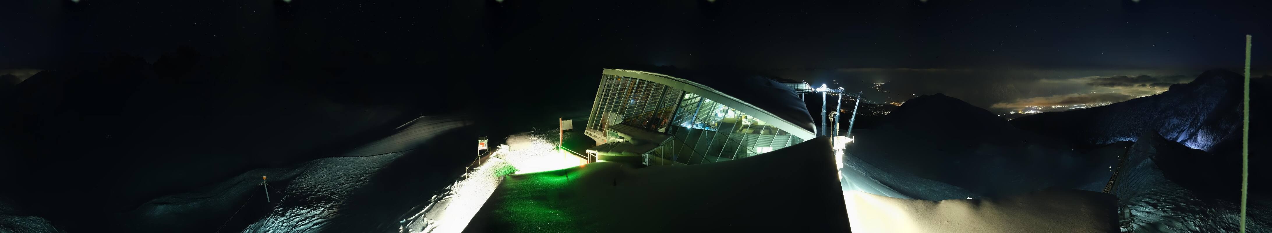 Archiv Foto Webcam Axamer Lizum: Bergstation Olympiabahn