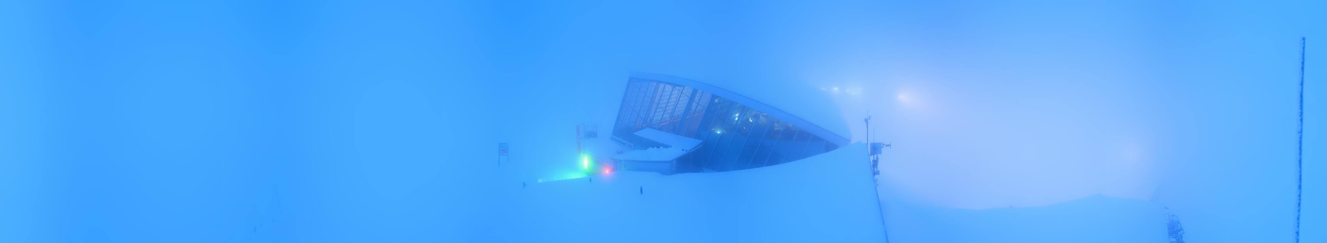 Archiv Foto Webcam Axamer Lizum: Bergstation Olympiabahn