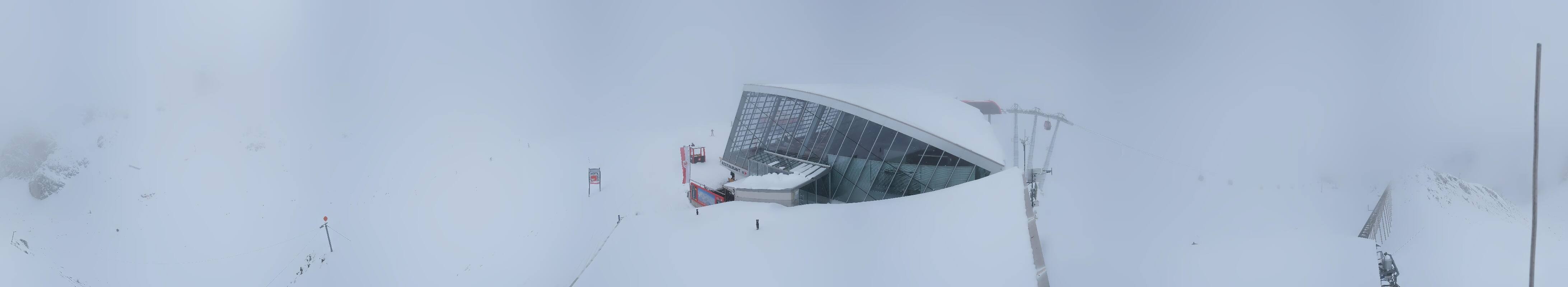 Archiv Foto Webcam Axamer Lizum: Bergstation Olympiabahn