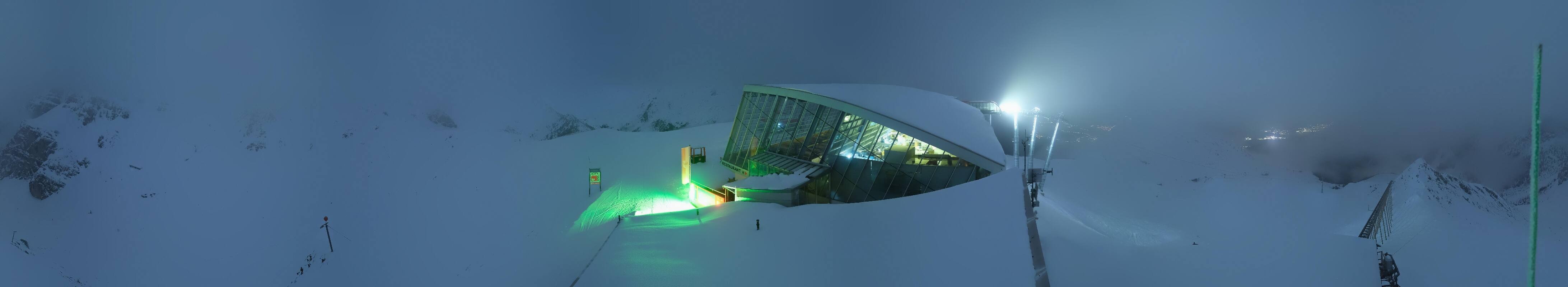 Archiv Foto Webcam Axamer Lizum: Bergstation Olympiabahn