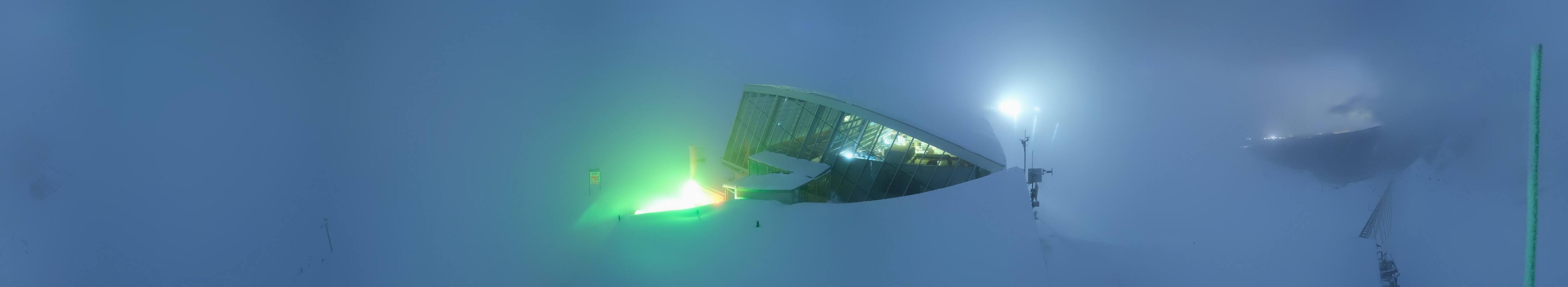 Archiv Foto Webcam Axamer Lizum: Bergstation Olympiabahn