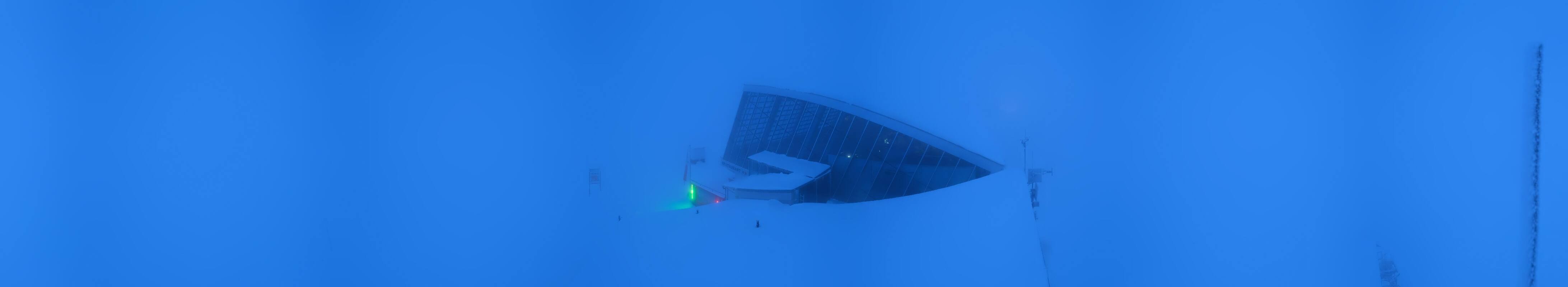 Archiv Foto Webcam Axamer Lizum: Bergstation Olympiabahn