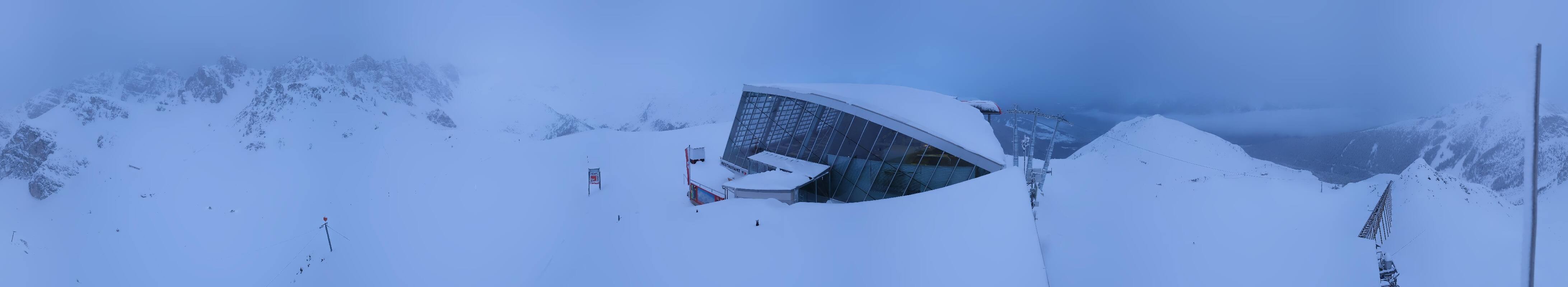 Archiv Foto Webcam Axamer Lizum: Bergstation Olympiabahn