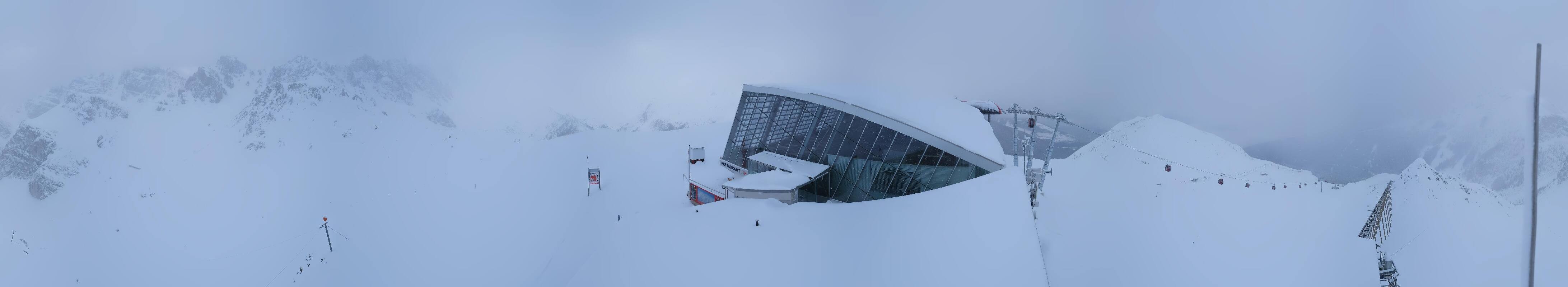 Archiv Foto Webcam Axamer Lizum: Bergstation Olympiabahn