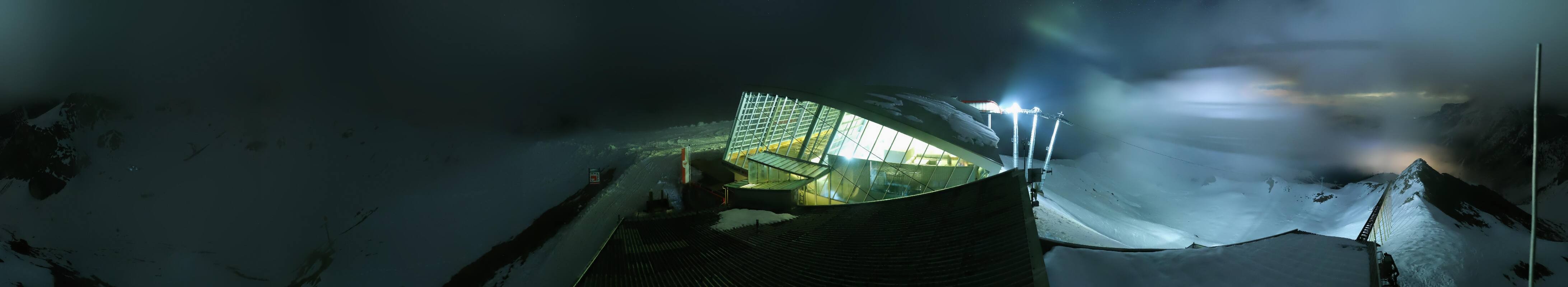 Archiv Foto Webcam Axamer Lizum: Bergstation Olympiabahn