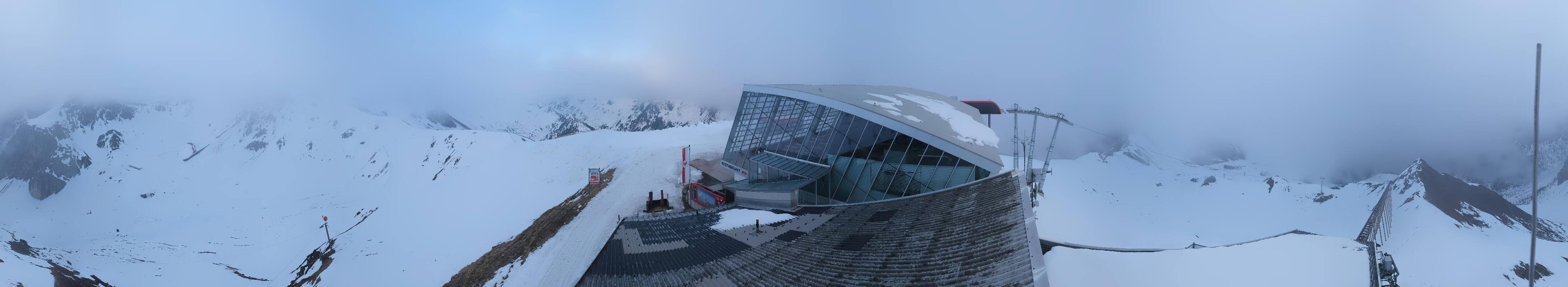 Archiv Foto Webcam Axamer Lizum: Bergstation Olympiabahn