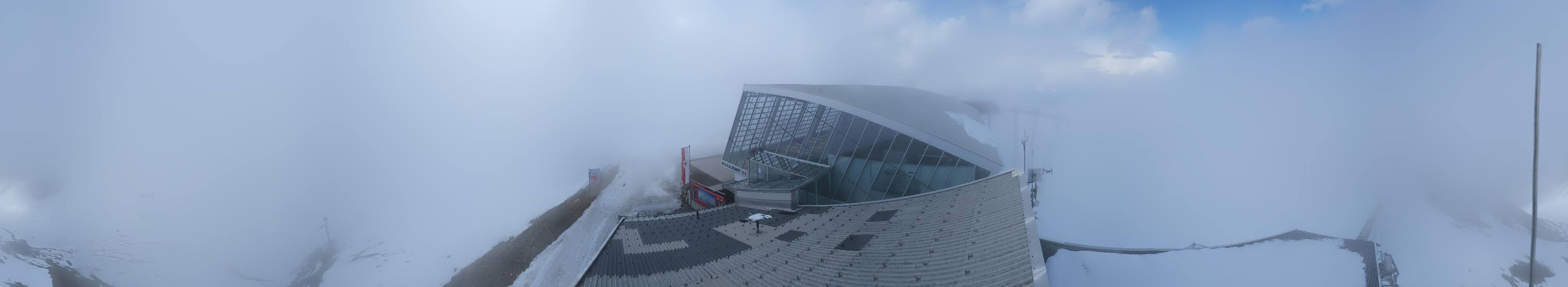 Archived image Webcam Axamer Lizum: Top station Olympia funicular