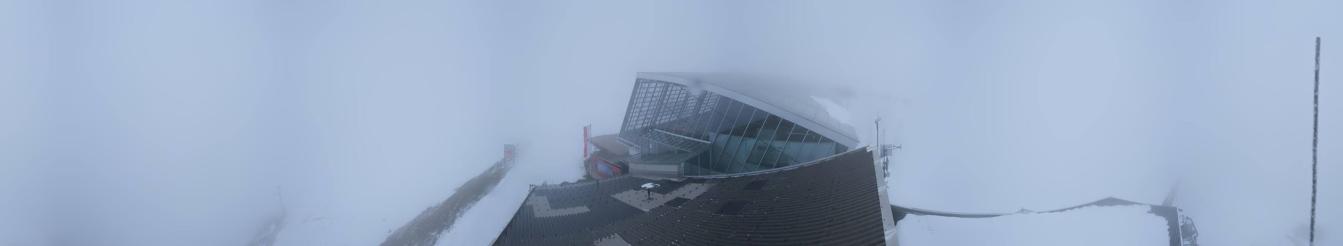 Archived image Webcam Axamer Lizum: Top station Olympia funicular