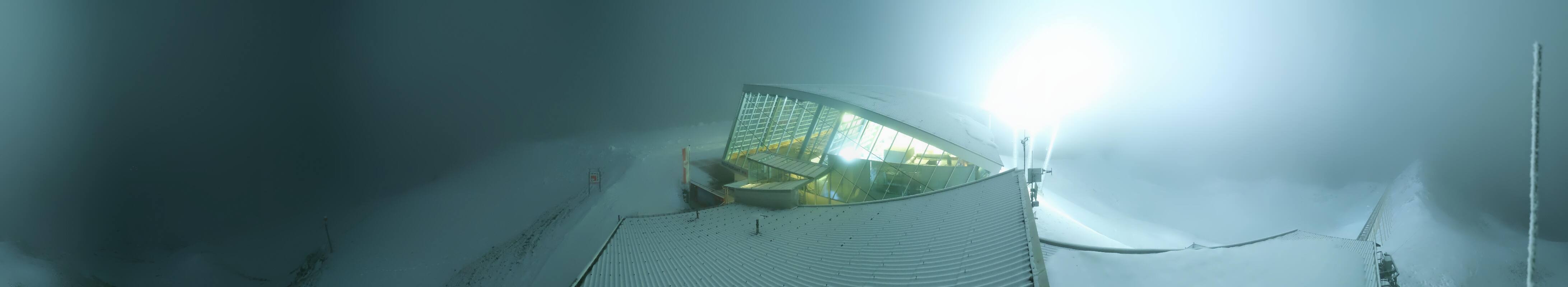 Archiv Foto Webcam Axamer Lizum: Bergstation Olympiabahn