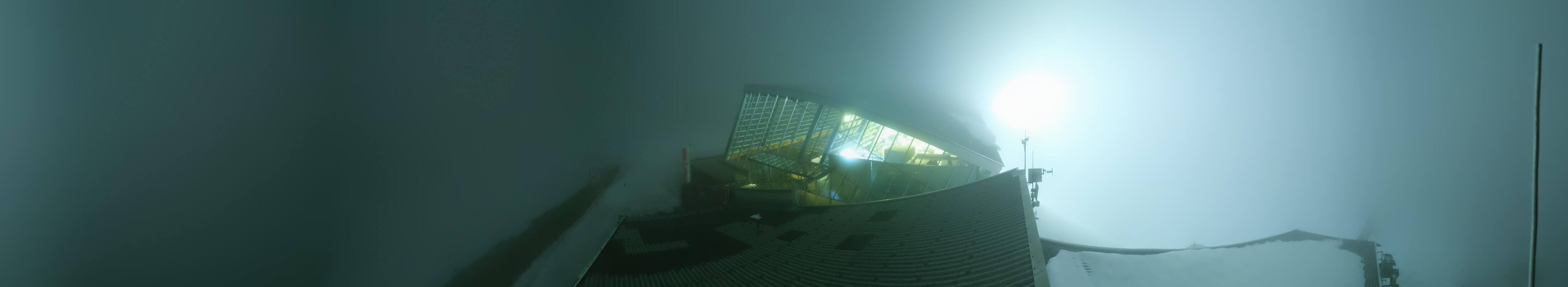 Archived image Webcam Axamer Lizum: Top station Olympia funicular