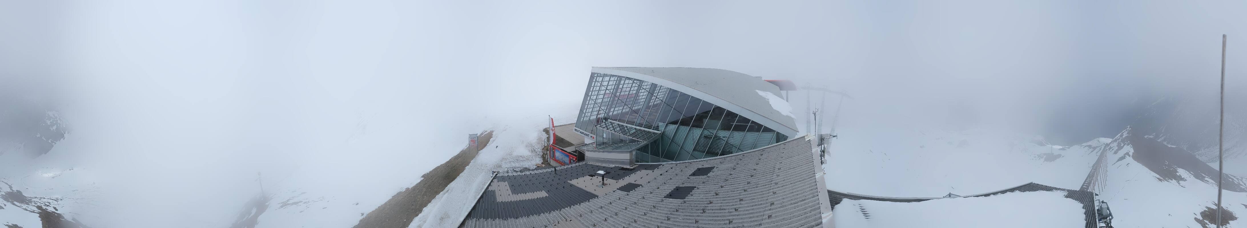 Archived image Webcam Axamer Lizum: Top station Olympia funicular