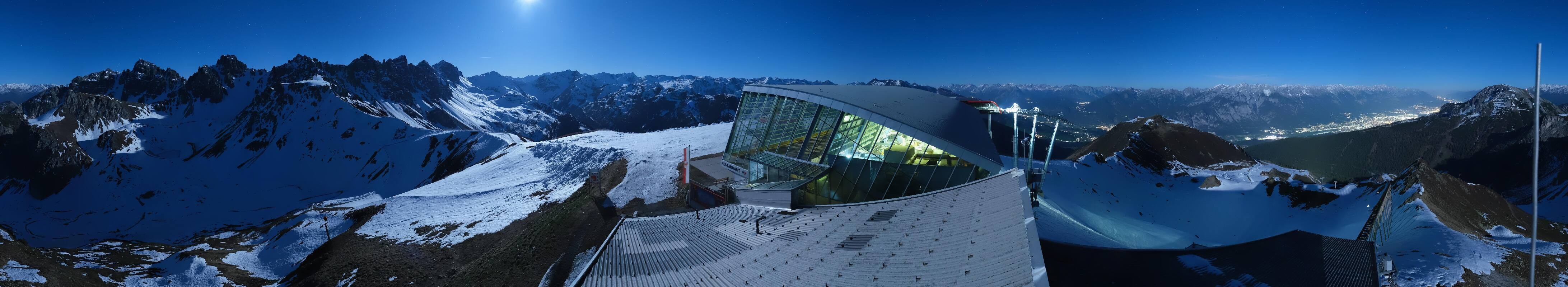 Archiv Foto Webcam Axamer Lizum: Bergstation Olympiabahn