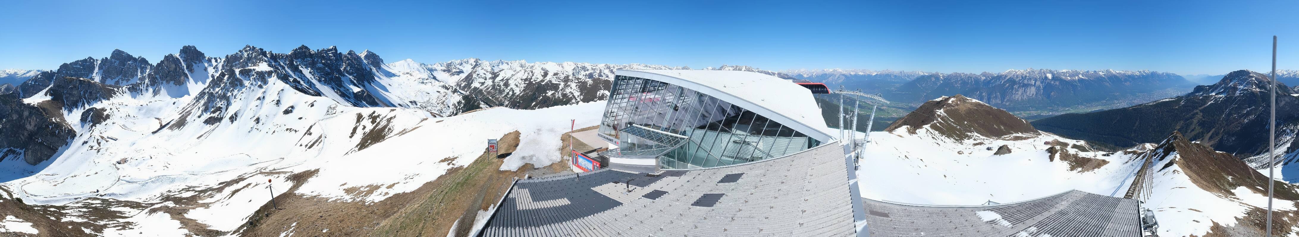 Archiv Foto Webcam Axamer Lizum: Bergstation Olympiabahn
