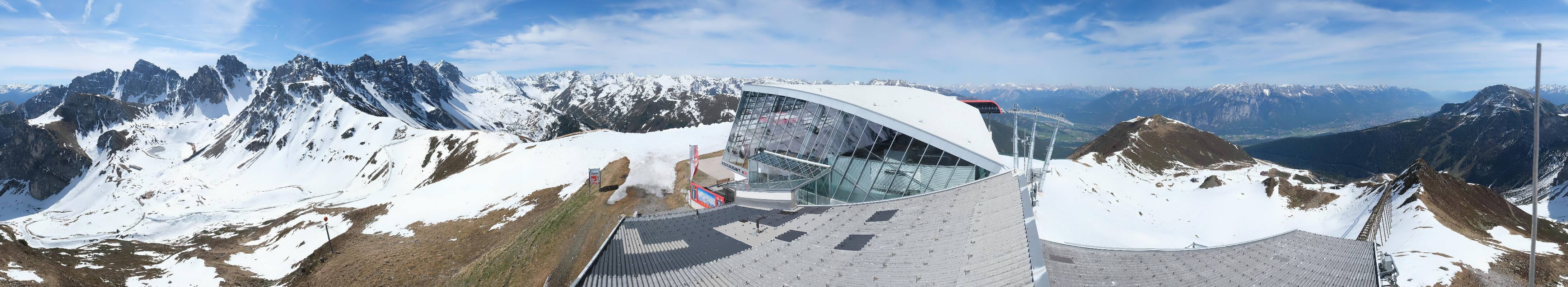Archiv Foto Webcam Axamer Lizum: Bergstation Olympiabahn
