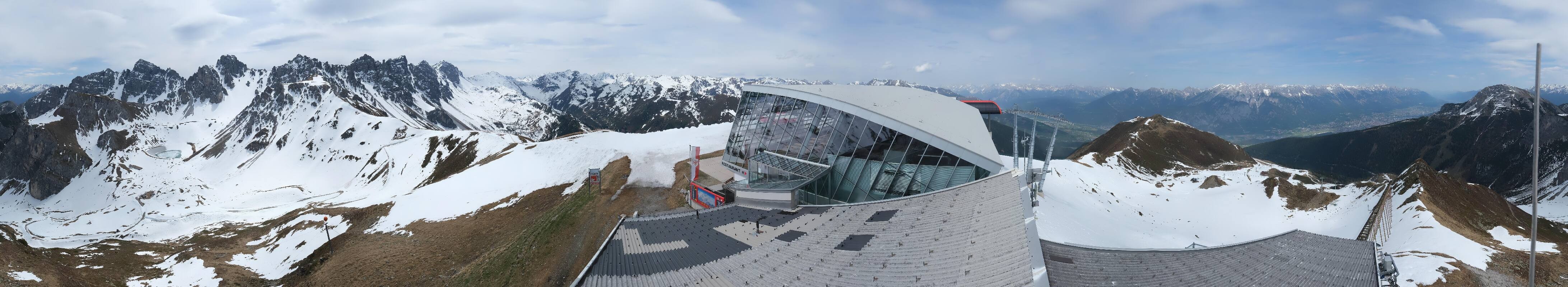 Archiv Foto Webcam Axamer Lizum: Bergstation Olympiabahn