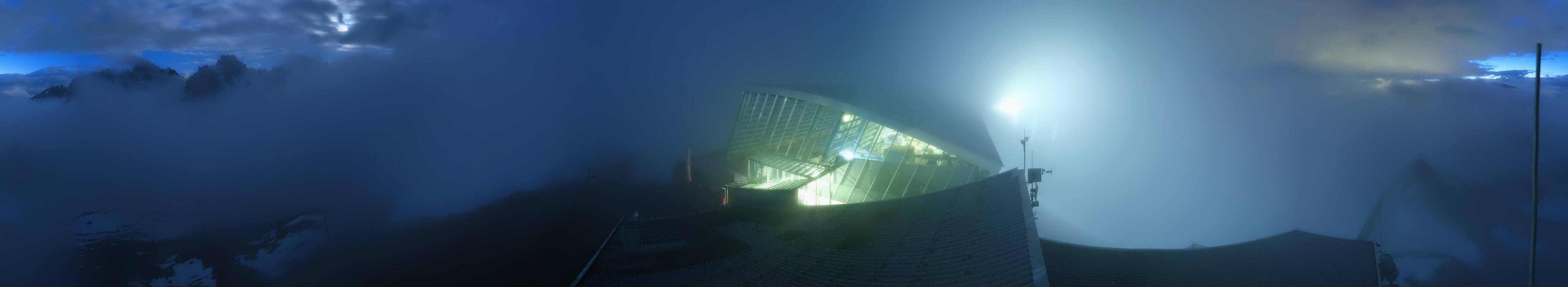 Archiv Foto Webcam Axamer Lizum: Bergstation Olympiabahn