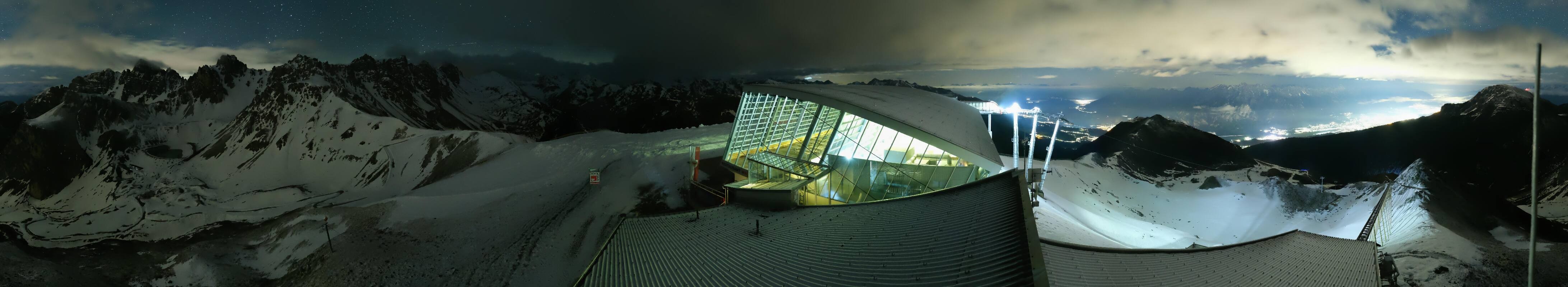 Archiv Foto Webcam Axamer Lizum: Bergstation Olympiabahn