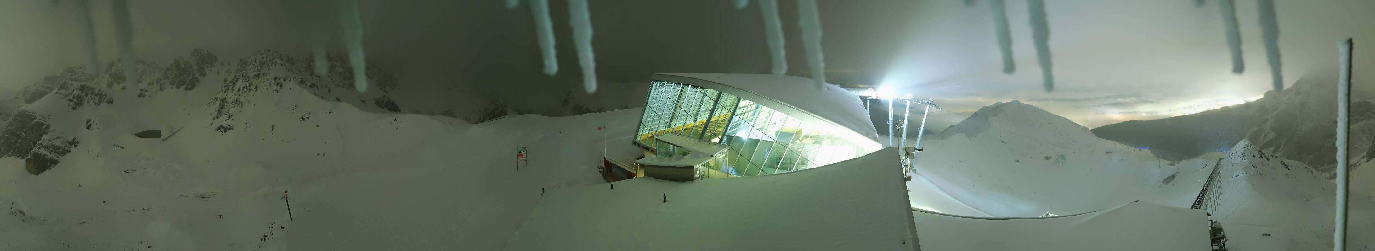 Archiv Foto Webcam Axamer Lizum: Bergstation Olympiabahn