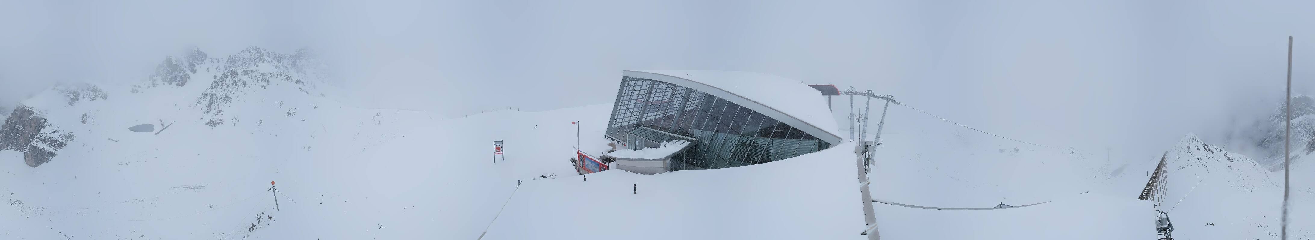 Archiv Foto Webcam Axamer Lizum: Bergstation Olympiabahn