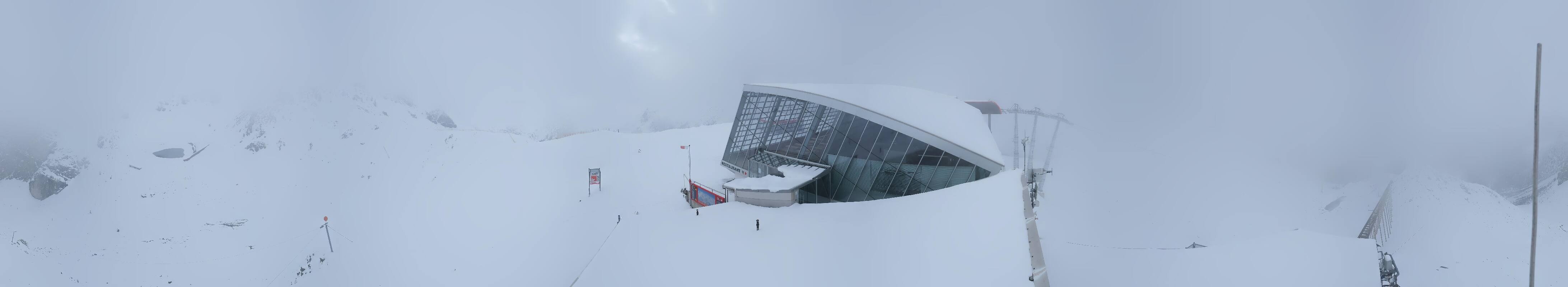 Archiv Foto Webcam Axamer Lizum: Bergstation Olympiabahn