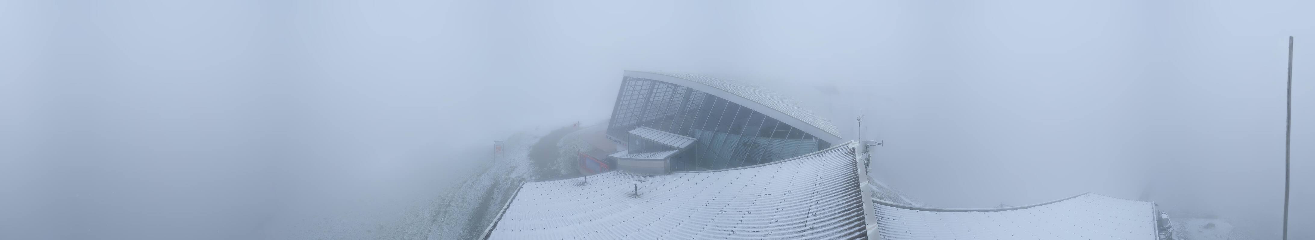 Archived image Webcam Axamer Lizum: Top station Olympia funicular