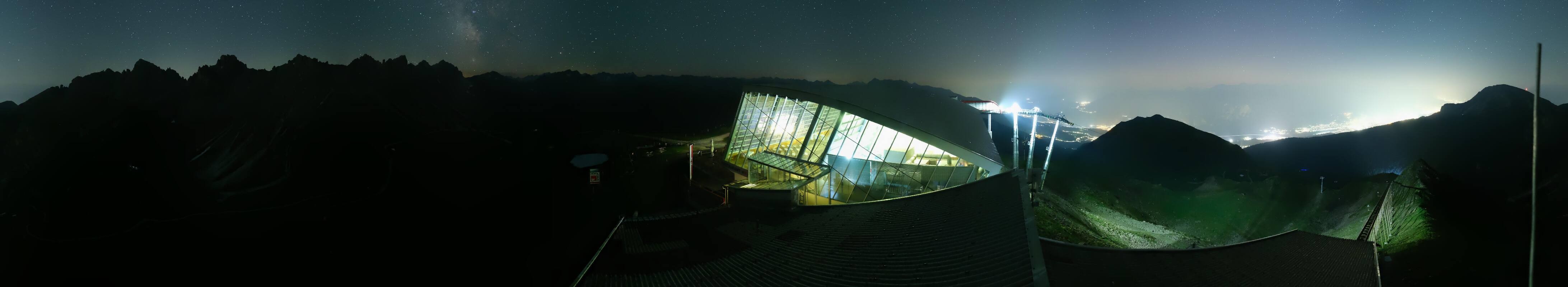 Archiv Foto Webcam Axamer Lizum: Bergstation Olympiabahn