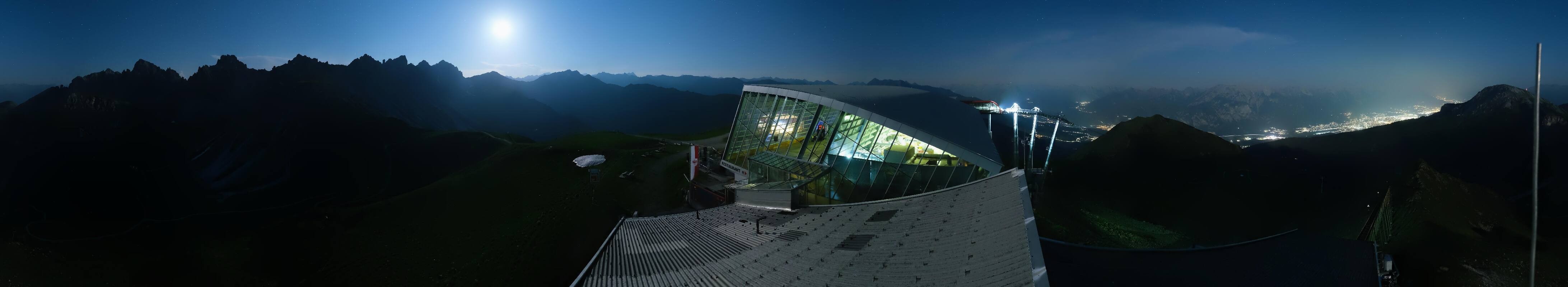 Archiv Foto Webcam Axamer Lizum: Bergstation Olympiabahn
