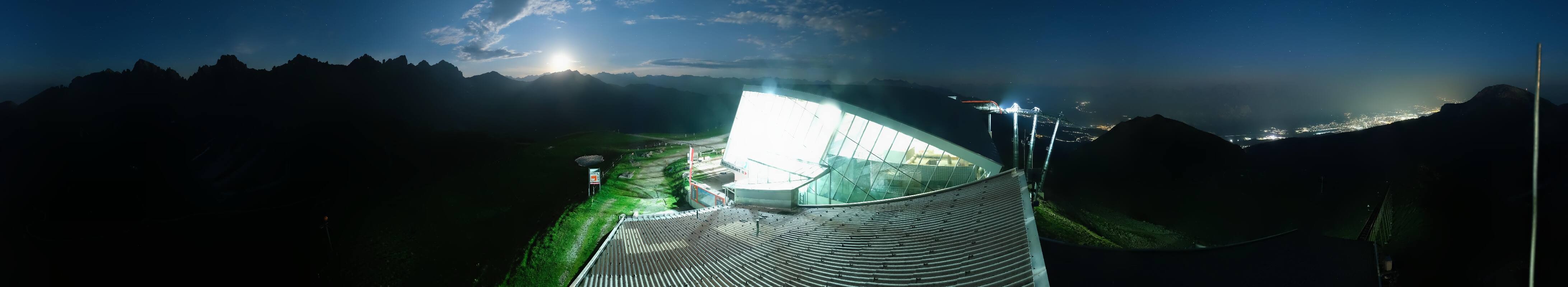 Archiv Foto Webcam Axamer Lizum: Bergstation Olympiabahn