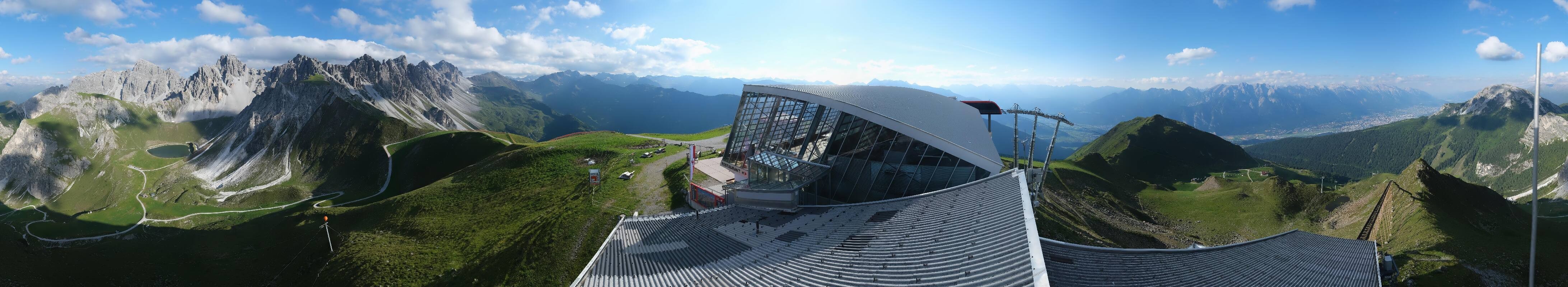 Archiv Foto Webcam Axamer Lizum: Bergstation Olympiabahn