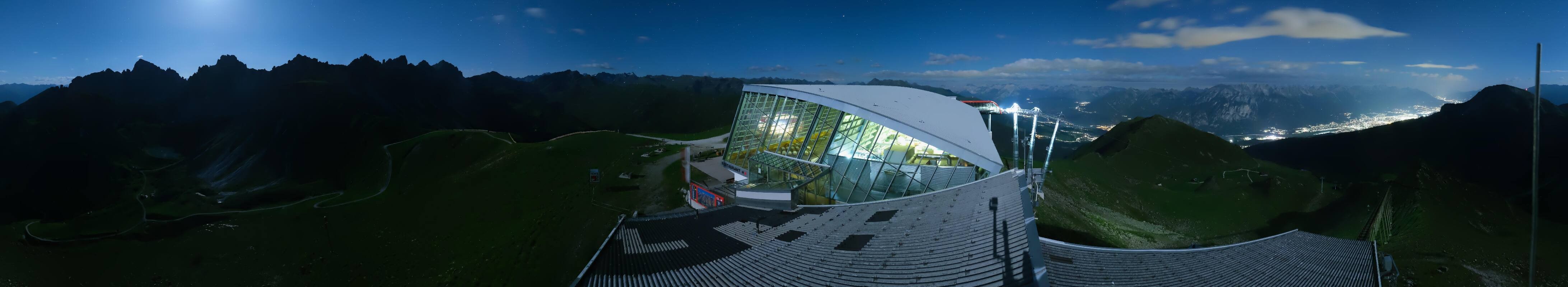 Archiv Foto Webcam Axamer Lizum: Bergstation Olympiabahn
