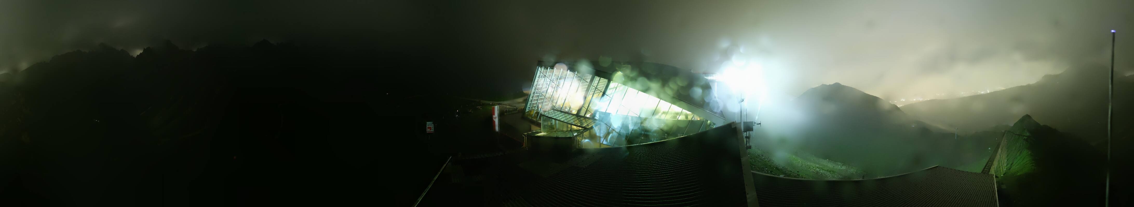 Archiv Foto Webcam Axamer Lizum: Bergstation Olympiabahn
