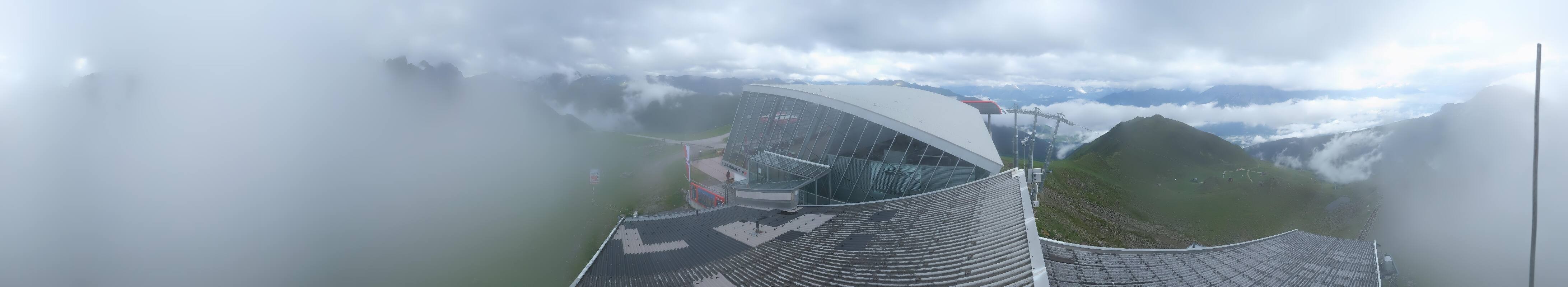Archiv Foto Webcam Axamer Lizum: Bergstation Olympiabahn
