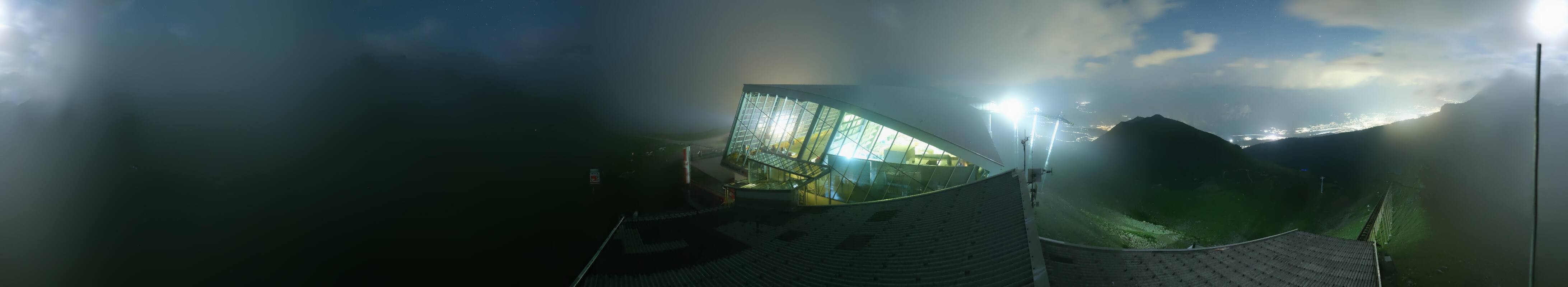 Archiv Foto Webcam Axamer Lizum: Bergstation Olympiabahn