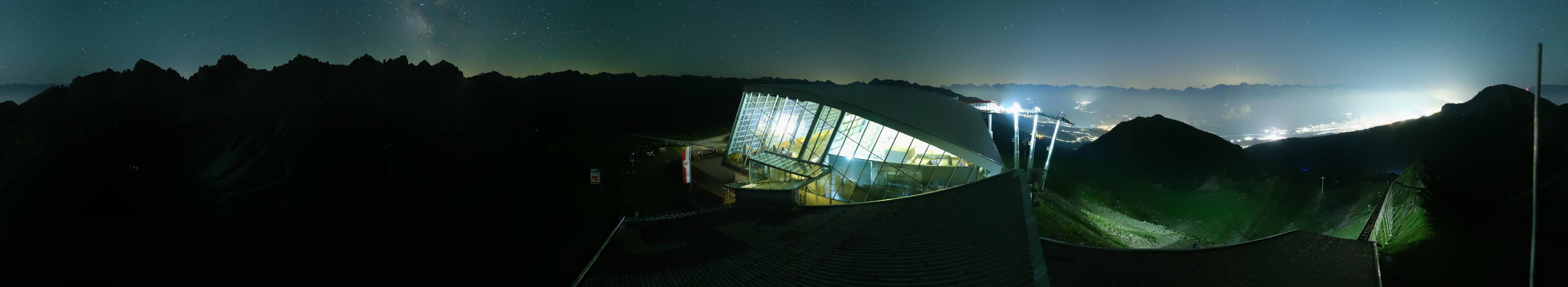 Archiv Foto Webcam Axamer Lizum: Bergstation Olympiabahn