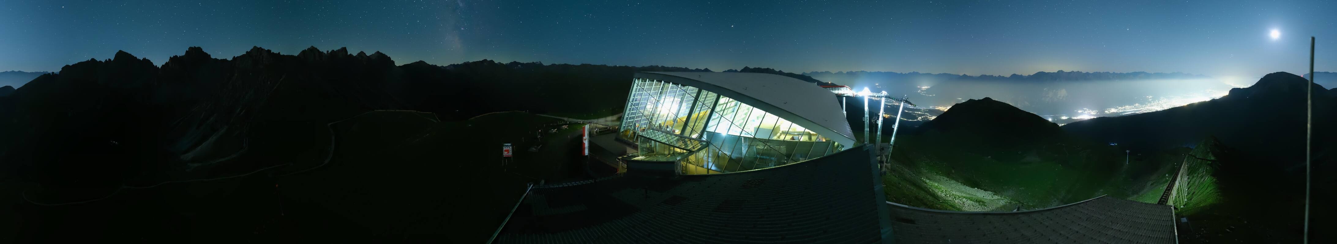 Archiv Foto Webcam Axamer Lizum: Bergstation Olympiabahn