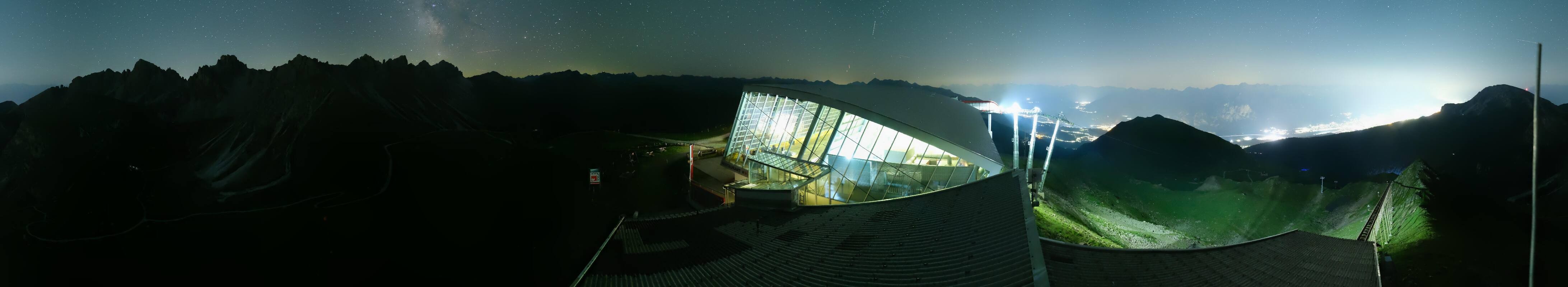 Archiv Foto Webcam Axamer Lizum: Bergstation Olympiabahn