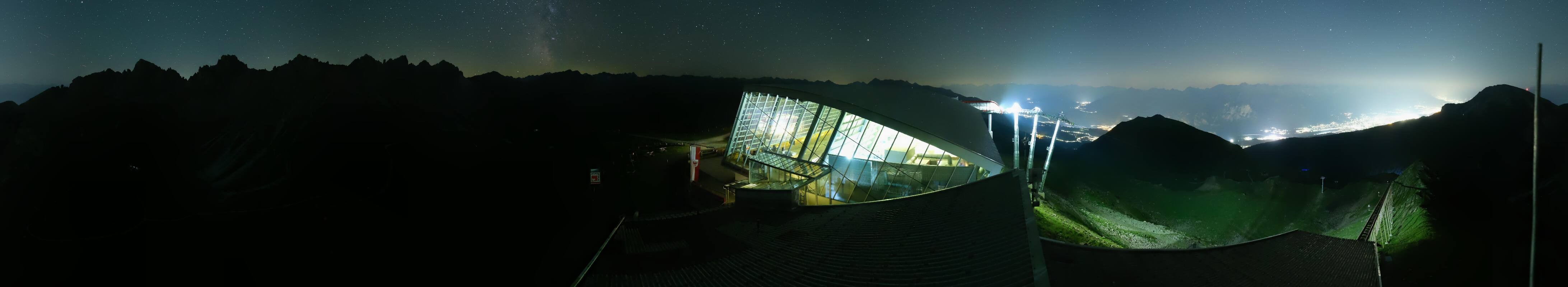 Archiv Foto Webcam Axamer Lizum: Bergstation Olympiabahn