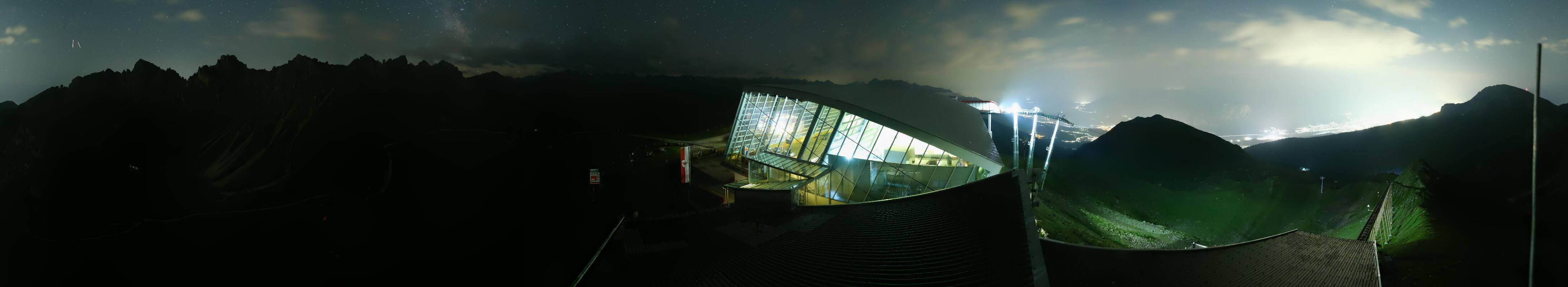 Archiv Foto Webcam Axamer Lizum: Bergstation Olympiabahn