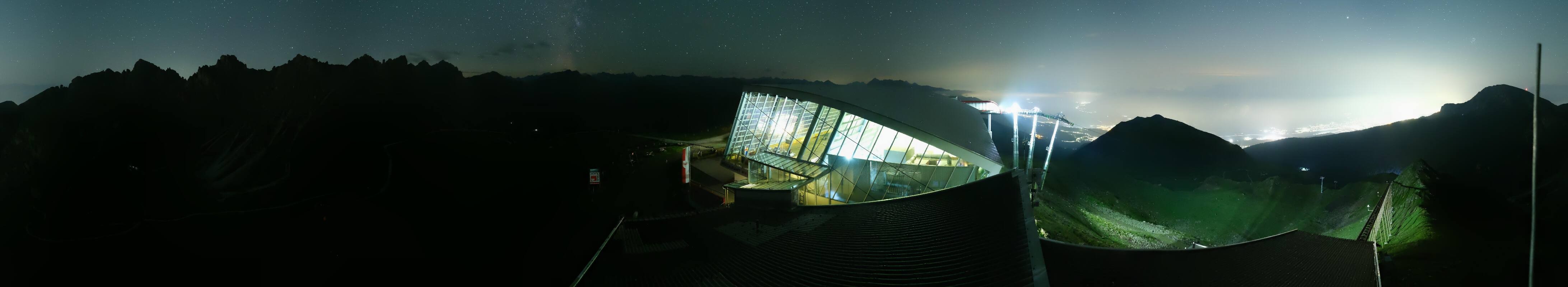 Archiv Foto Webcam Axamer Lizum: Bergstation Olympiabahn