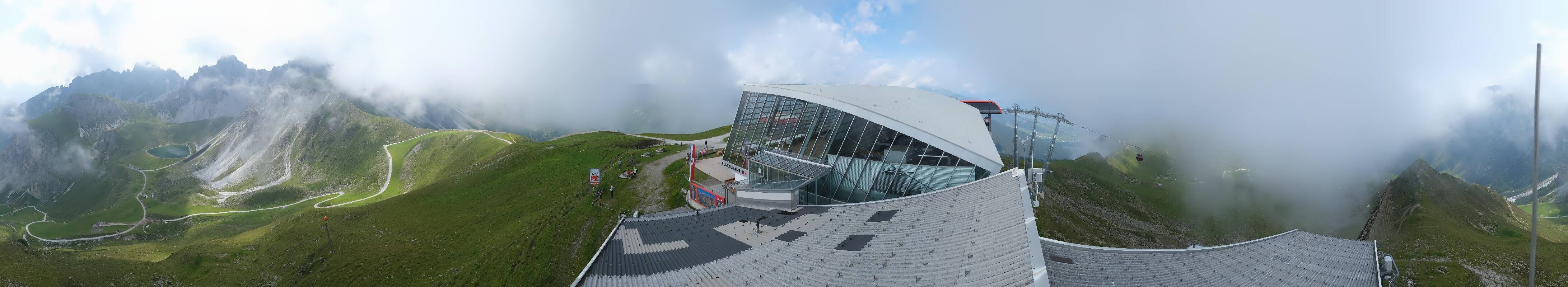 Archiv Foto Webcam Axamer Lizum: Bergstation Olympiabahn