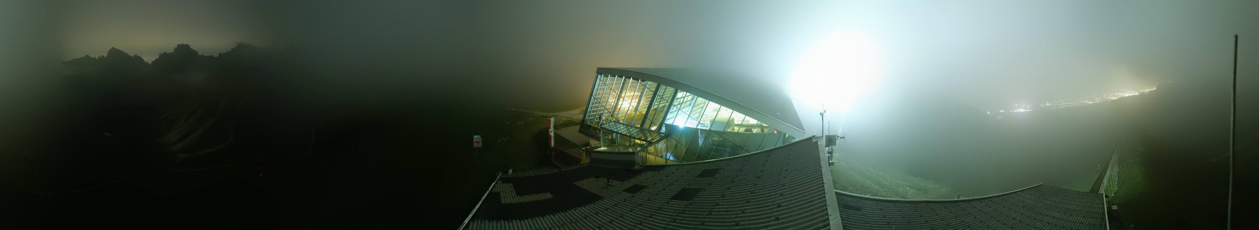 Archiv Foto Webcam Axamer Lizum: Bergstation Olympiabahn