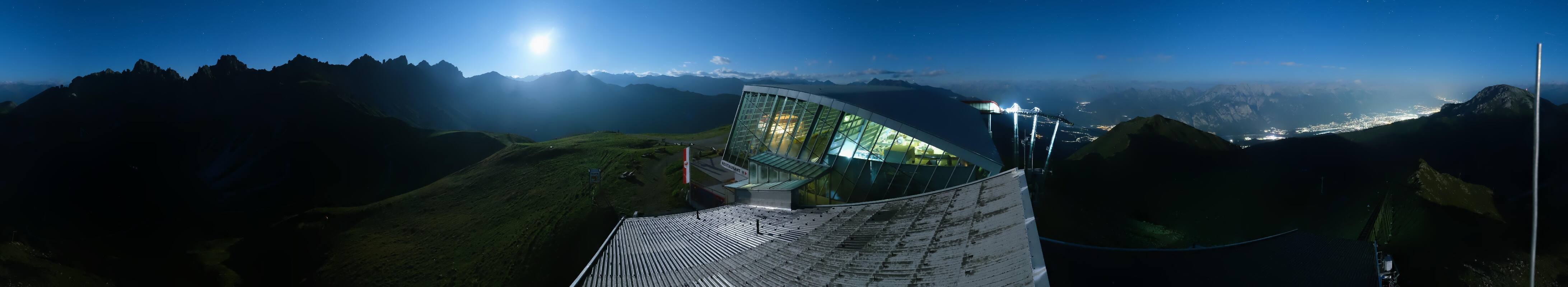 Archiv Foto Webcam Axamer Lizum: Bergstation Olympiabahn