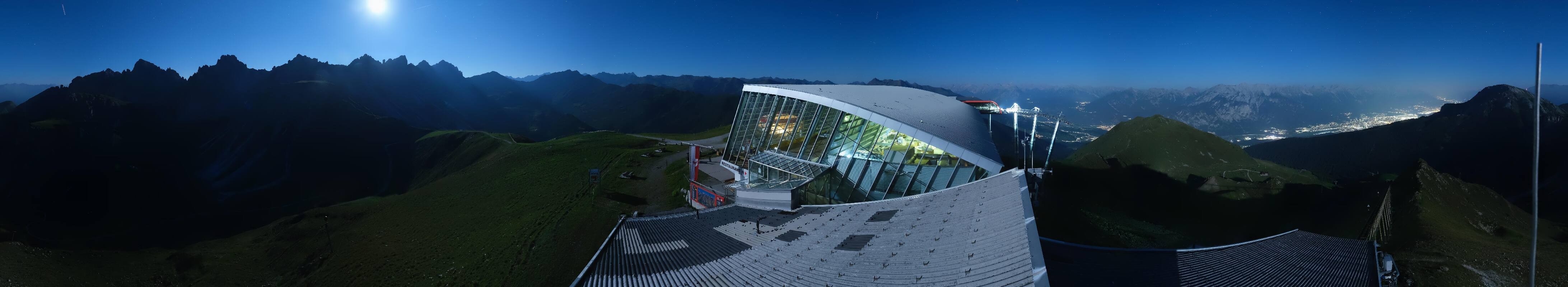 Archiv Foto Webcam Axamer Lizum: Bergstation Olympiabahn