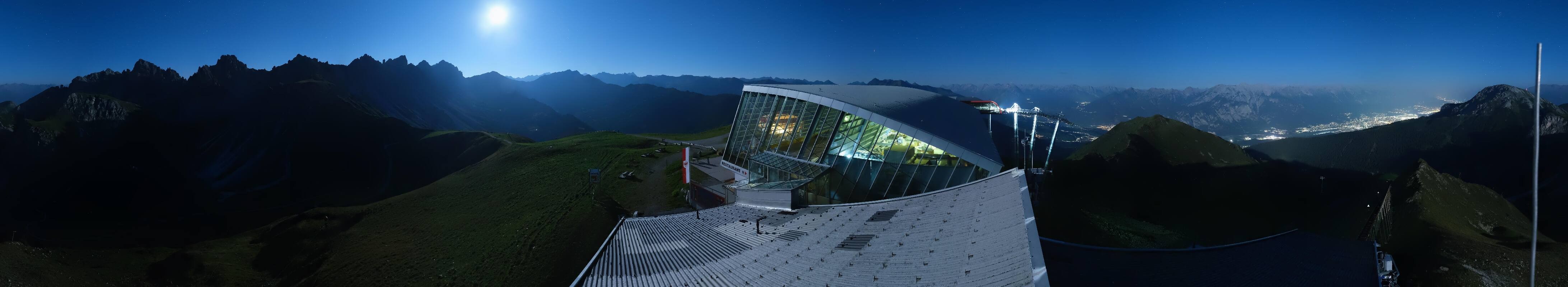 Archiv Foto Webcam Axamer Lizum: Bergstation Olympiabahn