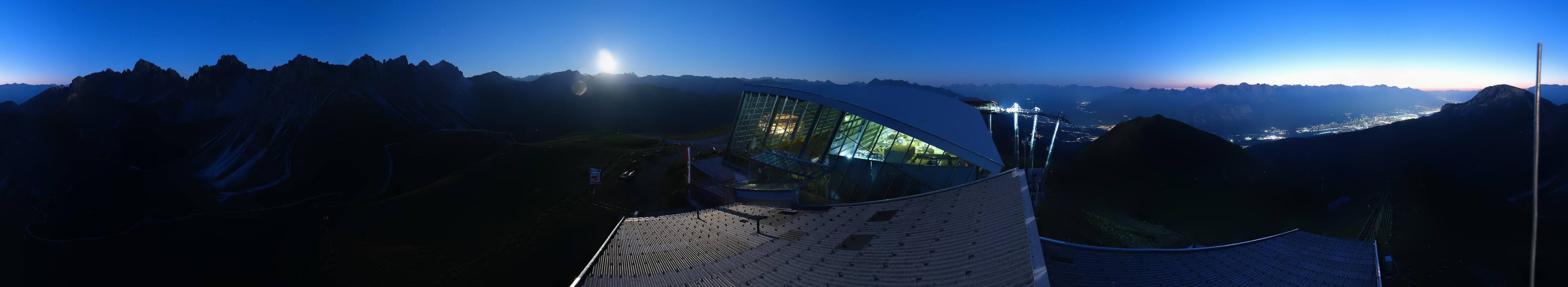 Archiv Foto Webcam Axamer Lizum: Bergstation Olympiabahn