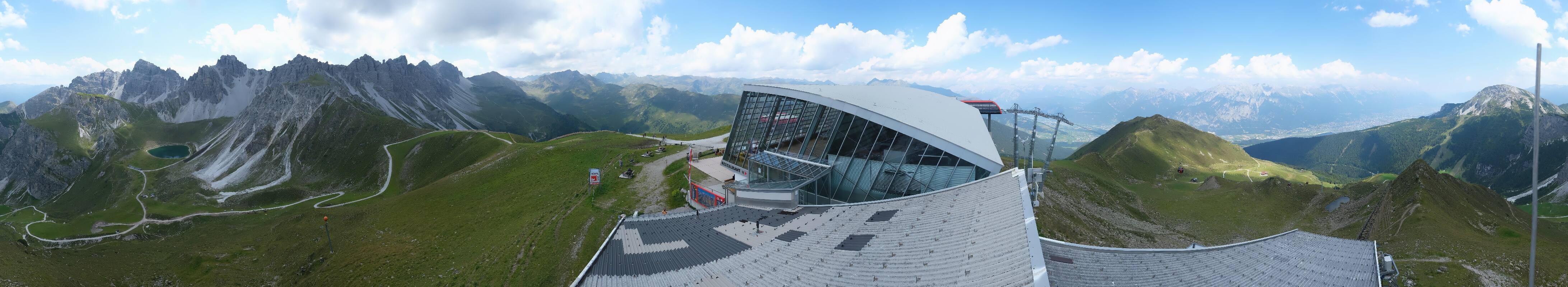 Archiv Foto Webcam Axamer Lizum: Bergstation Olympiabahn
